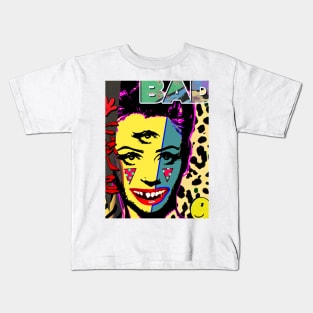 bad bad chemical spill hipster leopard design with clown acid Kids T-Shirt